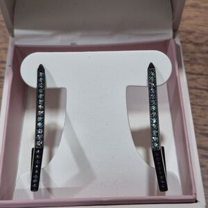 NIB Chrystina Genuine Crystal Abstract Earrings
